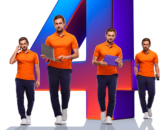 Великолепная четверка Ростелеком в посёлок Трёхгорка (Московская область)